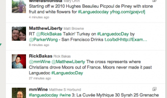 Languedoc Region Twitter Online Wine Tasting