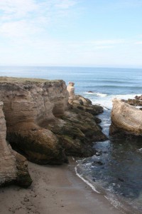 Hallways of rocks at Montana de Oro