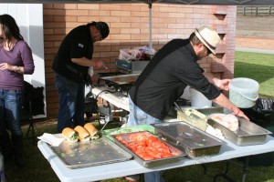 Cass Winery Crew Hard at Work at the Garagiste Festival