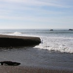 Cool sandbar in Moonstone Beach