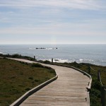 Boardwalk at Cambria's Moonstone Beach