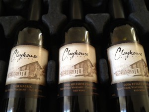 Tasting Kit Bottles of Clayhouse