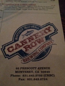 Cannery Row Brewing Company in Monterey