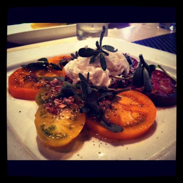 Heirloom Tomato Salad, Luna Red, SLO