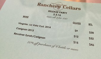 Ranchero Cellars Release Party at 15C