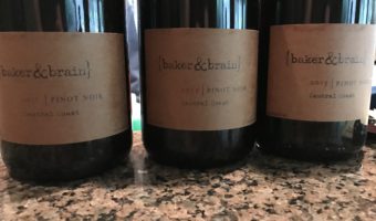 Three Pinot Noirs from Baker & Brain