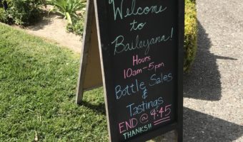 Wine Tasting: Baileyana in San Luis Obispo