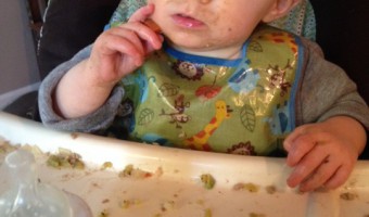 Beware of the Sneezing Baby (with Food in His Mouth)