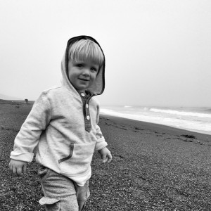 Toddler on the beach